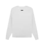 Essentials Overlapped Sweater – White