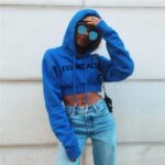 Essentials Cropped Hoodie For Women